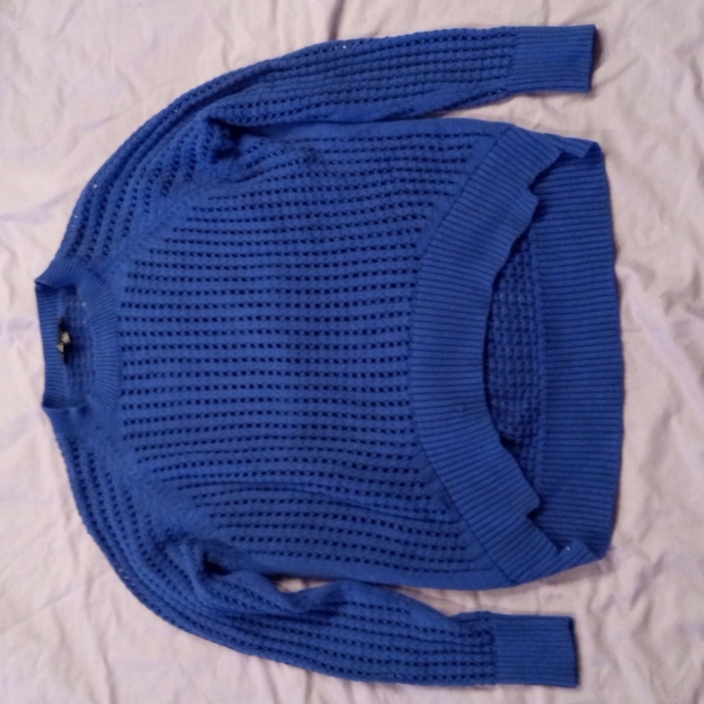 Open Knit Womens Sweater Large